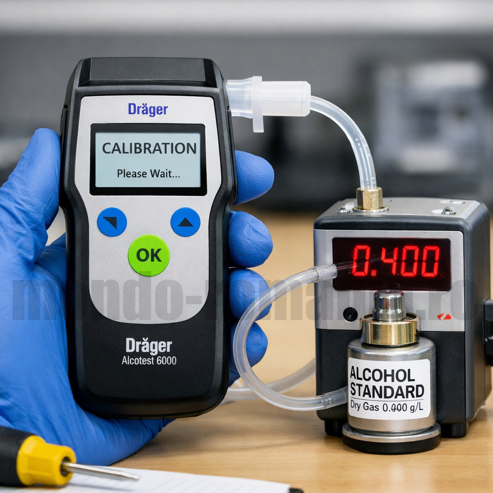 Calibrare-inspectie-periodica-alcootester Drager 6000