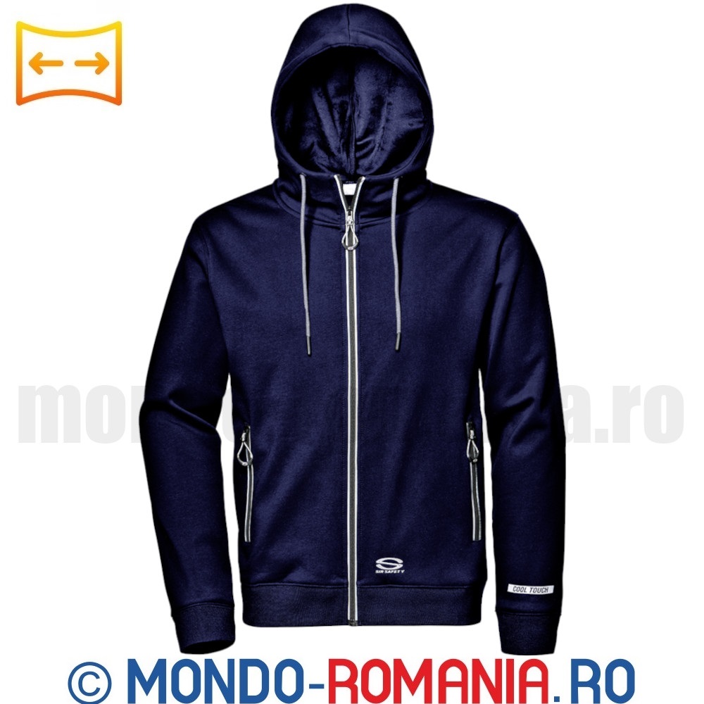 Hanorac bleumarin cu gluga Cool BAT MC3159 