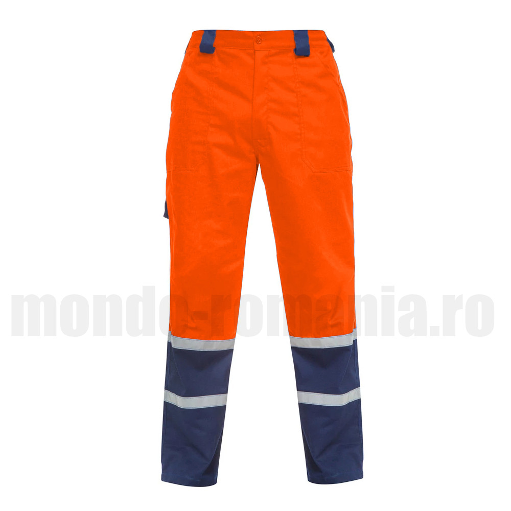 Pantaloni de lucru cu benzi reflectorizante