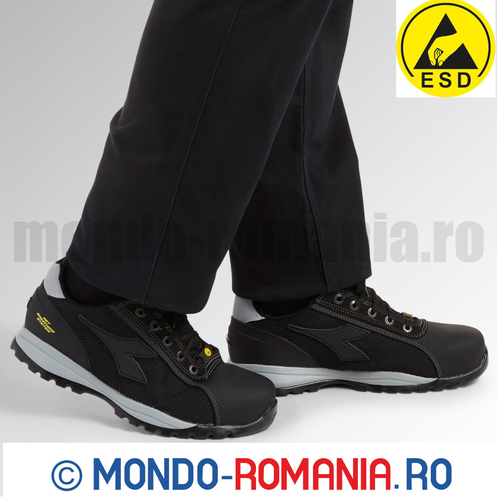 Pantofi respirabili Diadora ESD - Pantofi de protectie cu bombeu din aluminiu 