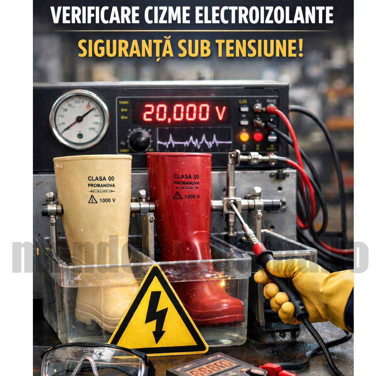Serviciu de verificare cizme electroizolante